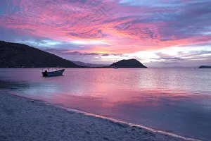 Sea Of Cortez Prints: Mexico, Baja California Sur. Sunrise on The Bahia Conception, Sea of Cortez