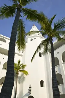 Images Dated 7th December 2006: Mexico, Colima, Manzanillo. Brisas Las Hadas Resort / Late Afternoon / Building Detail
