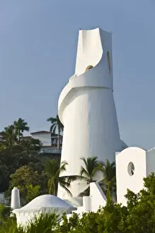 Manzanillo Prints: Mexico, Colima, Manzanillo. Brisas Las Hadas Resort / Water Tower