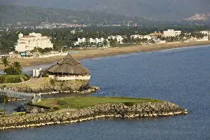 Golf Prints: Mexico, Colima, Manzanillo. Playa Las Hadas / Barcelo Karmina Place Hotel Golf Course
