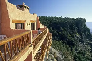 Copper Canyon Prints: Mexico, Copper Canyon, Posada Barrancas Mirador Hotel, overlooking Grand Canyon of Mexico