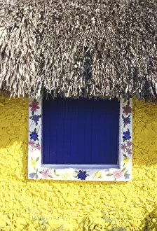 Mexico, Cozumel. Adobe house