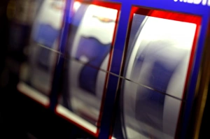 Images Dated 7th February 2007: Mexico cruise. Princess Cruises Dawn Princess casino, slot machines