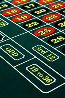 Images Dated 7th February 2007: Mexico cruise. Princess Cruises Dawn Princess casino. Gaming table