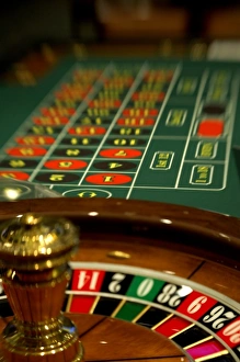 Images Dated 7th February 2007: Mexico cruise. Princess Cruises Dawn Princess casino, roulette wheel