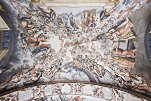 Mexico, Guanajuato, Atotonilco, Sanctuario de Atotonilco, Roof Mural