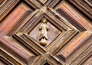 Carving Prints: Mexico, Guanajuato, Church Door