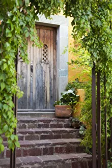 Rights Managed Prints: Mexico, Guanajuato, Doorway in Guanajuato