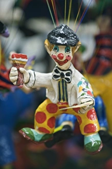 Mexico, Guanajuato, San Miguel de Allende, Souvenir Clown Pottery