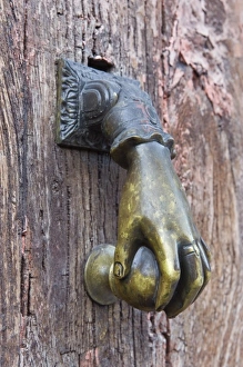 Images Dated 7th November 2009: Mexico, Guanajuato, San Miguel de Allende, Door Knocker