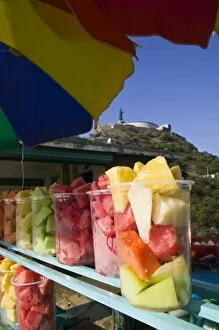 Images Dated 3rd December 2006: Mexico, Guanajuato State, Leon. Mountaintop Sanctuary of Christo Rey-Fruitcups for sale
