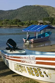 Mexico, Guerrero, Barra de Potosi. Fishing Boat