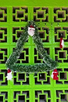 Images Dated 13th December 2006: Mexico, Guerrero, Barra de Potosi. Village Christmas Decoration