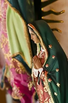 Images Dated 13th December 2006: Mexico, Guerrero, Petatlan. Virgin of Guadalupe Art at the Santuario Nacional del