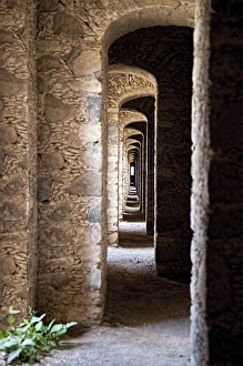 Images Dated 2nd November 2008: Mexico, Mineral de Pozes, Tunnel of Arches