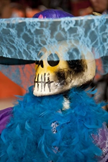Images Dated 3rd November 2009: Mexico, Oaxaca Province, Oaxaca, elegant skeleton, Day of the Dead (Dias de los Muertos)