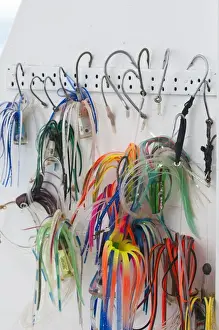 Mexico, Puerto Vallarta. Lures for deepsea sportsfishing Puerto Vallarta, Mexico