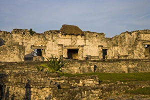 Mayan Prints: Mexico, Quintana Roo, near Cancun, Yucatan Peninsula, House of the Columns, at Tulum