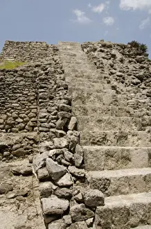 Images Dated 30th March 2011: Mexico, Quintana Roo, Yucatan Peninsula near Costa Maya. Kohunlich Mayan Ruins
