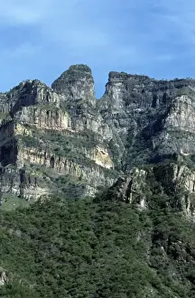 Copper Canyon Prints: Mexico, rugged Sierra Madre mountains viewed from trail