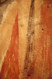Images Dated 20th February 2011: Mexico, San Miguel de Allende. Abstract wall pattern