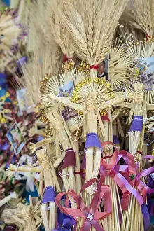 Images Dated 24th March 2013: Mexico, San Miguel de Allende. Decorations for Palm Sunday
