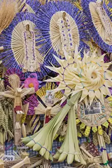Images Dated 24th March 2013: Mexico, San Miguel de Allende. Decorations for Palm Sunday
