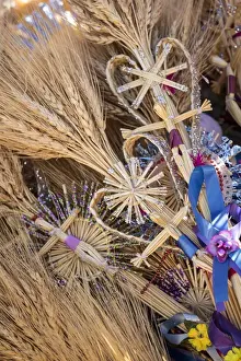 Images Dated 24th March 2013: Mexico, San Miguel de Allende. Decorations for Palm Sunday