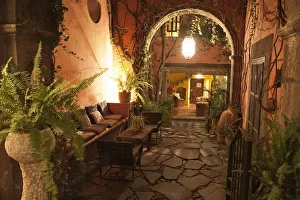 Still Prints: Mexico, San Miguel de Allende, Hotel Hallway