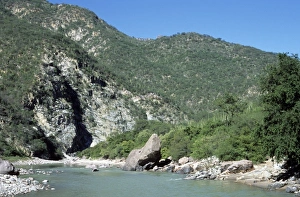 Copper Canyon Prints: Mexico, Urique River in Copper Canyon