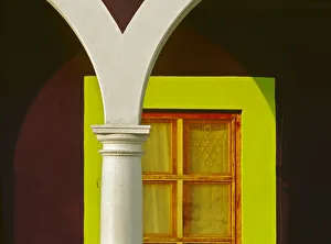 Colonial Prints: Mexico, Veracruz, Tlacotalpan. Window and arch of home