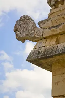 Eco Tourism Prints: Mexico, Yucatan, Uxmal. Uxmal, a large pre-Columbian ruined city of the Mayan civilization