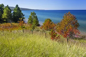 Images Dated 2nd October 2016: Michigan, Keweenaw Peninsula, Great Sand Bay, view of Lake Superior