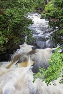 Michigan, Porcupine Mountains Wilderness State Park, Presque Isle River Area