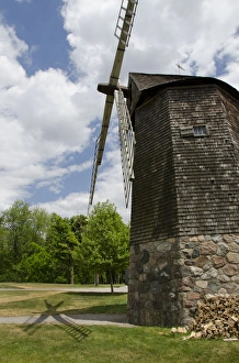 Michigan, Wyandotte, Greenfield Village. Historic Farris Windmill, said to be the oldest in the US