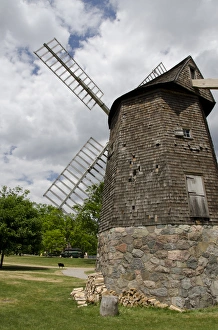 Michigan, Wyandotte, Greenfield Village. Historic Farris Windmill, said to be the oldest in the US