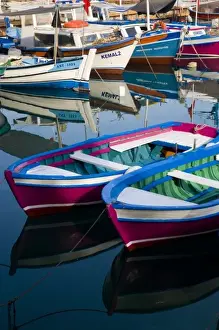 Images Dated 16th May 2007: Middle East Turkey Antalya along the Mediterranean Sea colorful boats moored