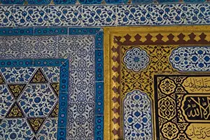 Middle East Turkey and city of Istanbul with the Topkapi Palace and all of the fine tile