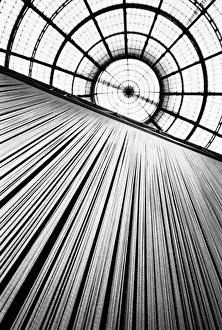 Black and White Gallery: Milano Italy, Display at the Galleria