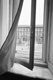 Black and White Gallery: Milano Italy, View from La Scala Opera Window