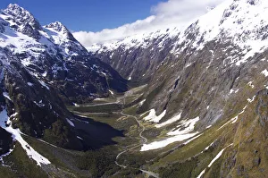 Majestic Prints: Milford Road, Upper Hollyford Valley, Fiordland National Park, South Island, New
