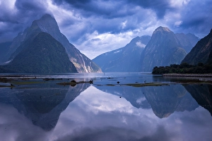 Saltwater Prints: Milford Sound, Fiordland National Park, South Island, New Zealand