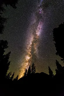 Passage Prints: The Milky Way over Lizard Head Pass, Uncompahgre National Forest, Colorado, USA