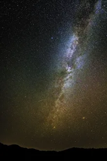 Images Dated 2018 August: The Milky Way and Perseids meteor over Rose Valley