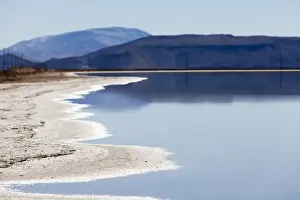 Silence Prints: Minera del Altiplano, lithium mine at saltlake Salar del Hombre Muerto, (approx. 3