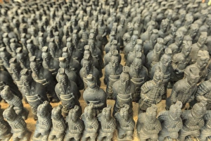 Images Dated 11th July 2015: miniature warriors, Terra-Cotta Warriors Factory, Xi an, China