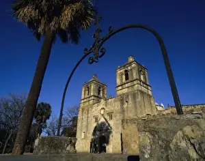 San Antonio Prints: Mission Concepcion, San Antonio Missions National Historic Park, San Antonio, Texas, USA