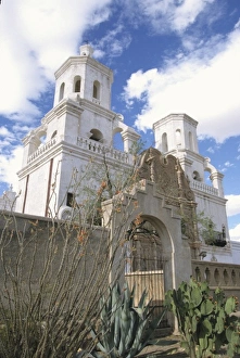 Mission San Xavier del Bac, founded 1700, Tucson, Arizona, United States