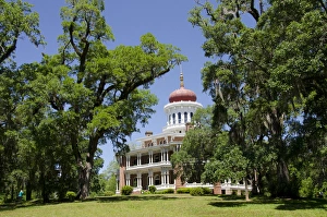 Unique Prints: Mississippi, Natchez. Longwood historic home built in Oriental Villa style