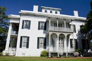 Images Dated 18th April 2012: Mississippi, Natchez. Spring Pilgrimage, historic Stanton Hall circa 1857